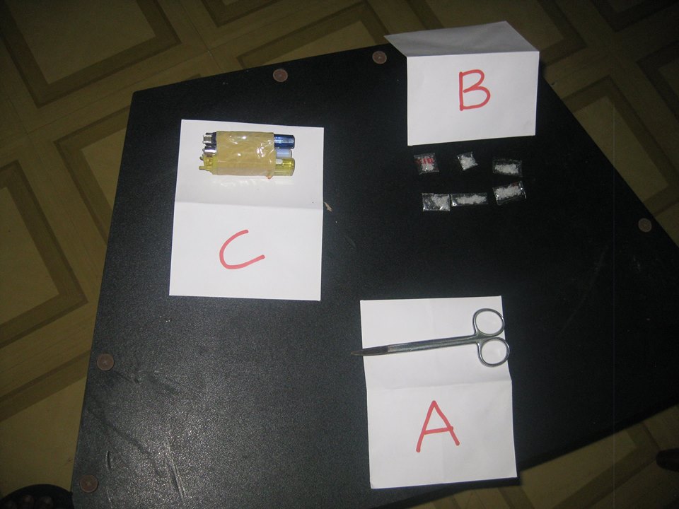 SUSPECTED “SHABU” FOUND IN MATOBATO HOUSE