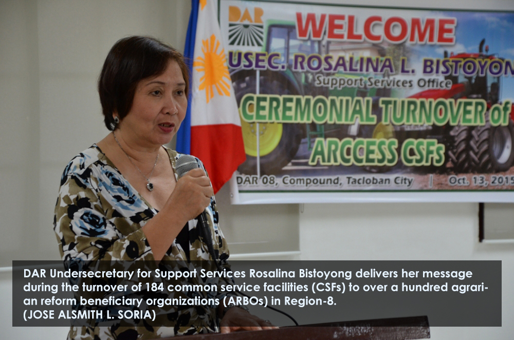 DAR TURNS OVER P72M WORTH OF FARM EQUIPMENT