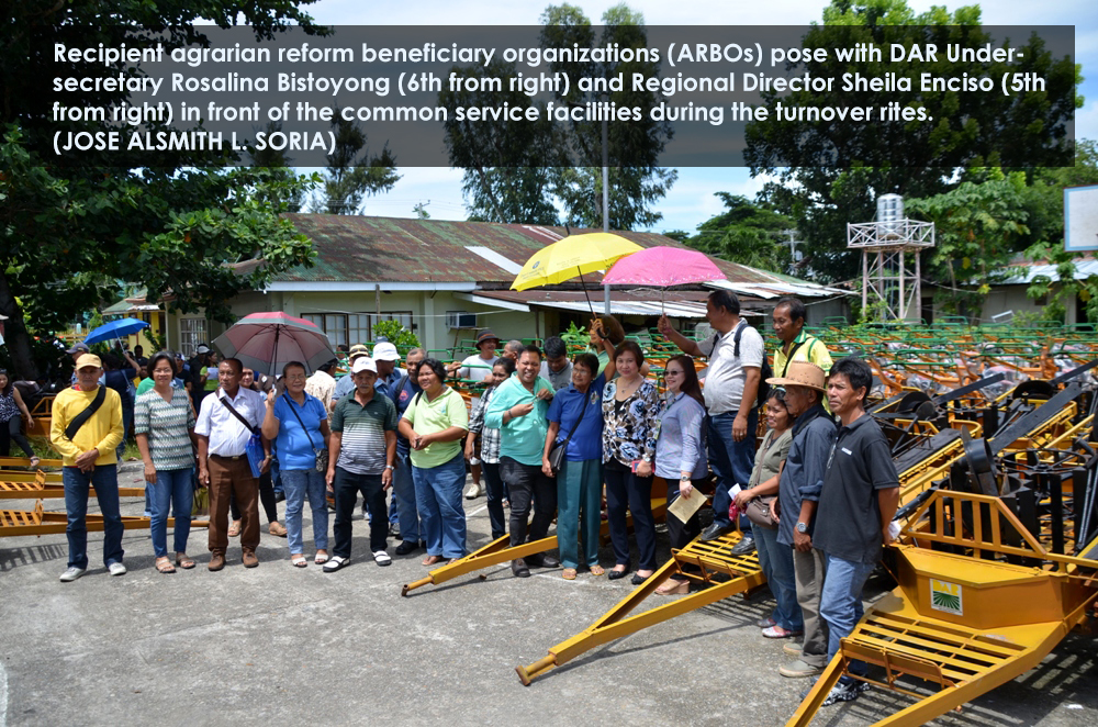 DAR TURNS OVER P72M WORTH OF FARM EQUIPMENT