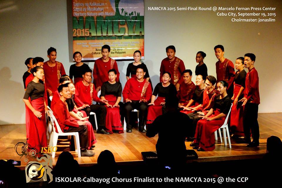 ISKOLAR CALBAYOG CHORUS MAKES IT TO NAMCYA 2015 FINALS
