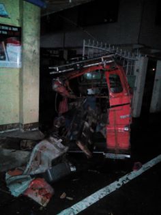 DOWNPOUR BLAMED FOR VEHICULAR ACCIDENT IN MATOBATO