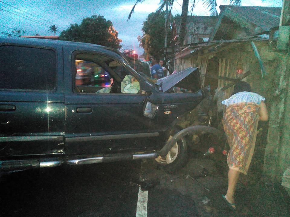 DOWNPOUR BLAMED FOR VEHICULAR ACCIDENT IN MATOBATO