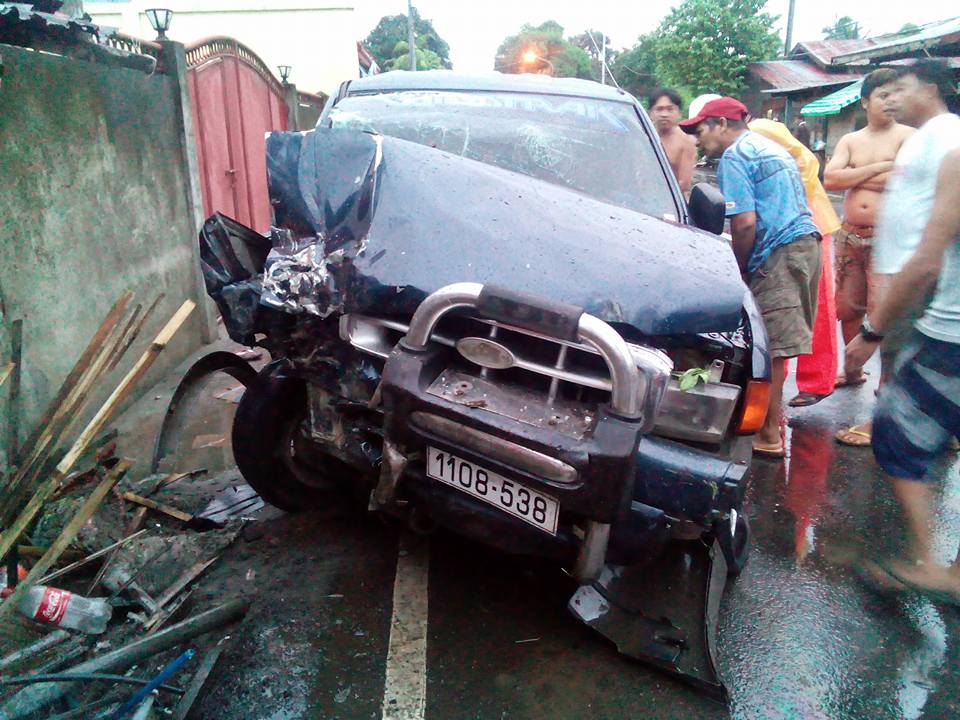 DOWNPOUR BLAMED FOR VEHICULAR ACCIDENT IN MATOBATO