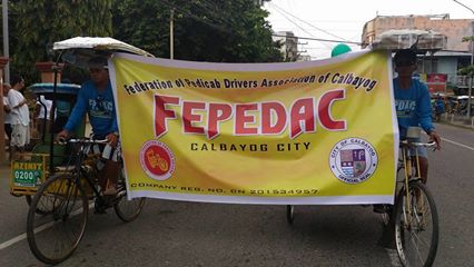 AUGUST 11, 2016, 13th TRICYCLE DRIVERS’ DAY IN CALBAYOG