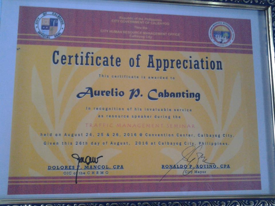 86 EMPLOYEES COMPLETED THREE-DAY TRAFFIC MANAGEMENT SEMINAR