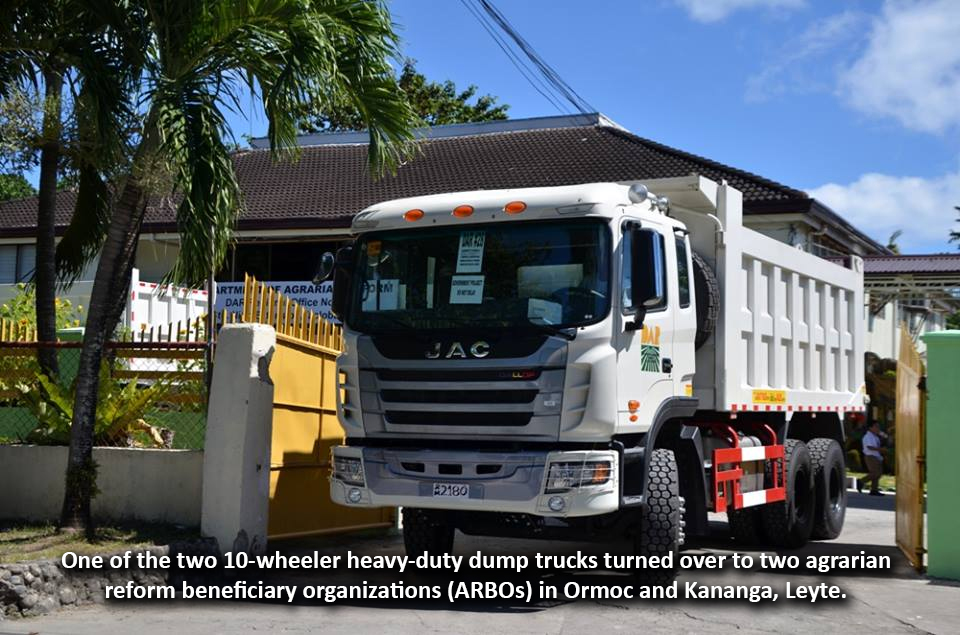 DAR GIVES AWAY 2 DUMP TRUCKS
