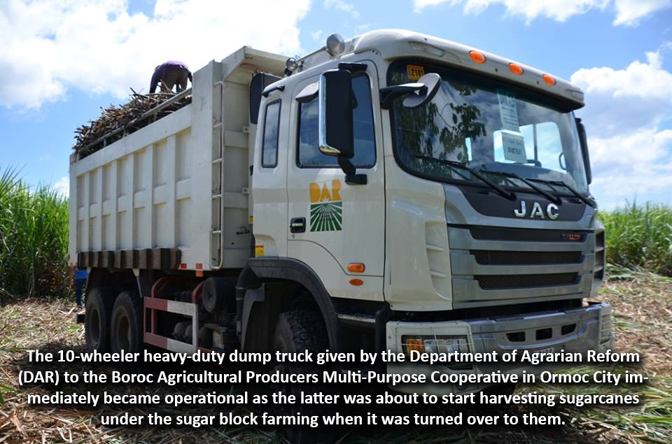 DAR GIVES AWAY 2 DUMP TRUCKS