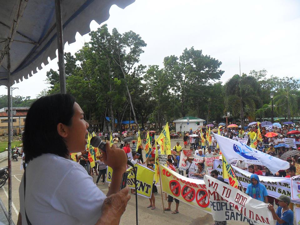 CATB. COP :  NO-TO-PHP800M-LOAN-COALITION ASSEMBLY AT PROVINCIAL CAPITOL, VERY PEACEFUL!