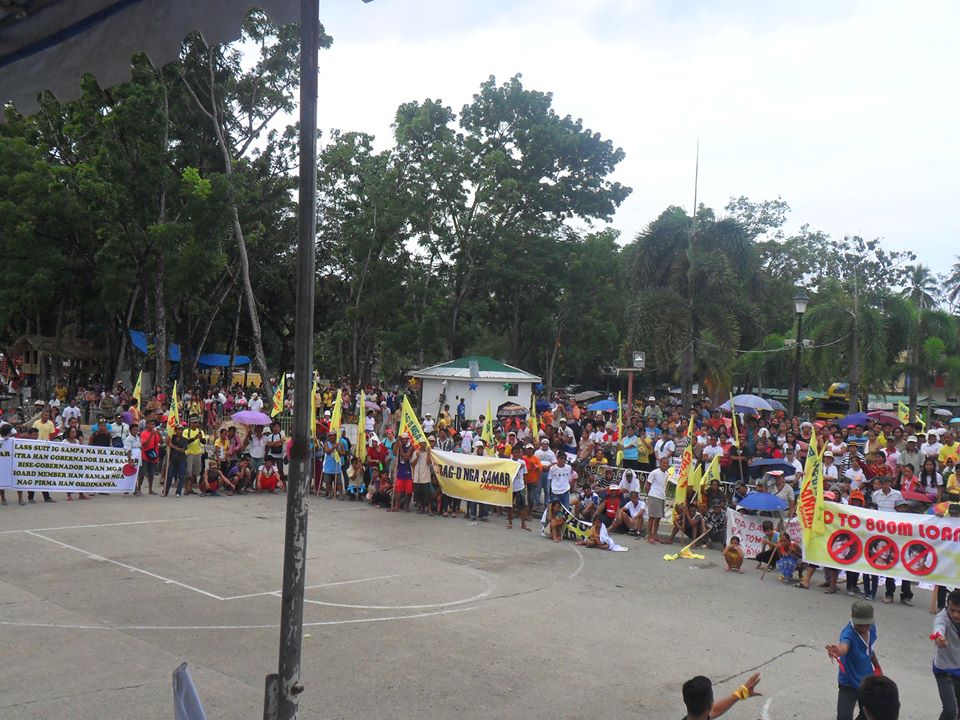CATB. COP :  NO-TO-PHP800M-LOAN-COALITION ASSEMBLY AT PROVINCIAL CAPITOL, VERY PEACEFUL!