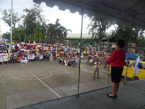 CATB. COP :  NO-TO-PHP800M-LOAN-COALITION ASSEMBLY AT PROVINCIAL CAPITOL, VERY PEACEFUL!
