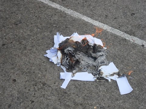 CATB. COP :  NO-TO-PHP800M-LOAN-COALITION ASSEMBLY AT PROVINCIAL CAPITOL, VERY PEACEFUL!