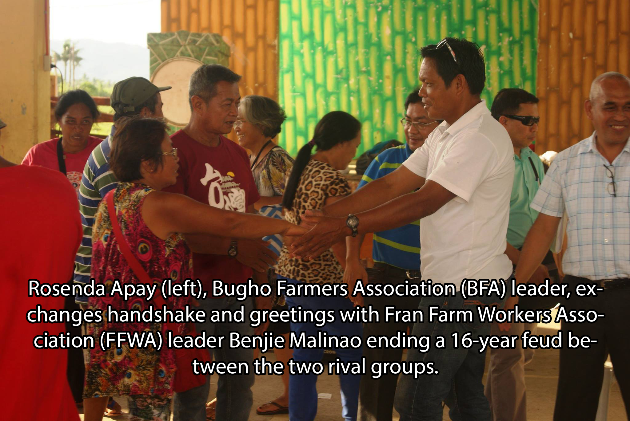 RIVAL FARMER GROUPS END 16-YEAR FEUD