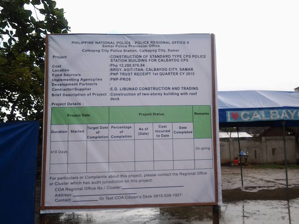 NEW POLICE HEADQUARTERS TO RISE IN CALBAYOG CITY