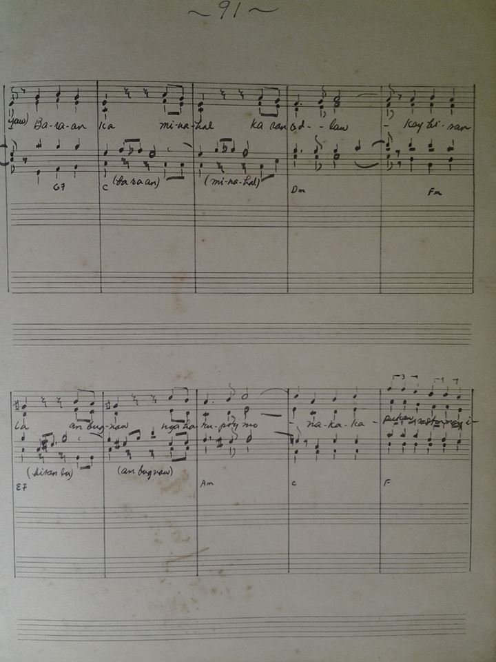 “CALBAYOG,” A SONG BY JOSE CINCO GOMEZ Adopted as Official hymn of Calbayog City