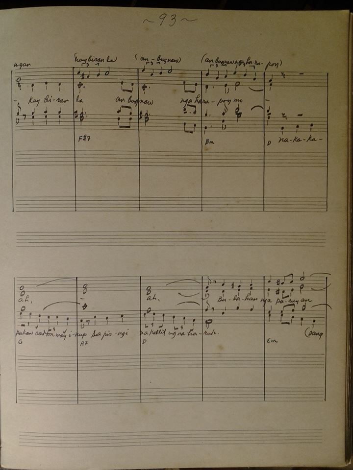 “CALBAYOG,” A SONG BY JOSE CINCO GOMEZ Adopted as Official hymn of Calbayog City