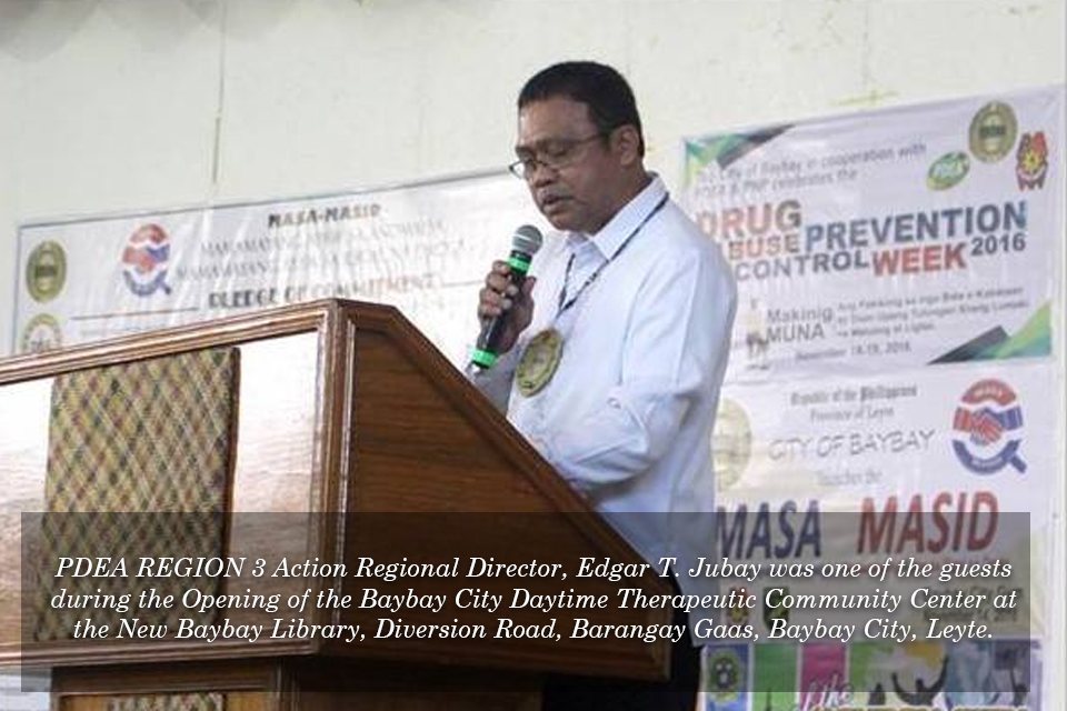 PDEA 8: BAYBAY CITY - ONE OF THE BEST PERFORMING LOCAL GOVERNMENT UNITS IN THE COUNTRY