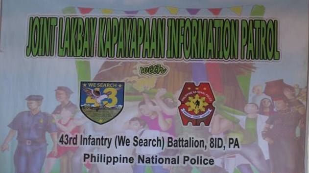 43RD INFANTRY BATTALION CONDUCTS LAKBAY KAPAYAPAAN INFORMATION PATROL