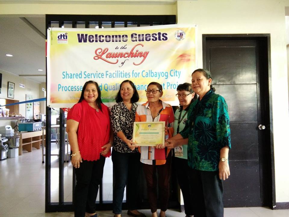 DTI SAMAR TURNED-OVER PHP1.012 WORTH SSF TO CALBAYOG NGO