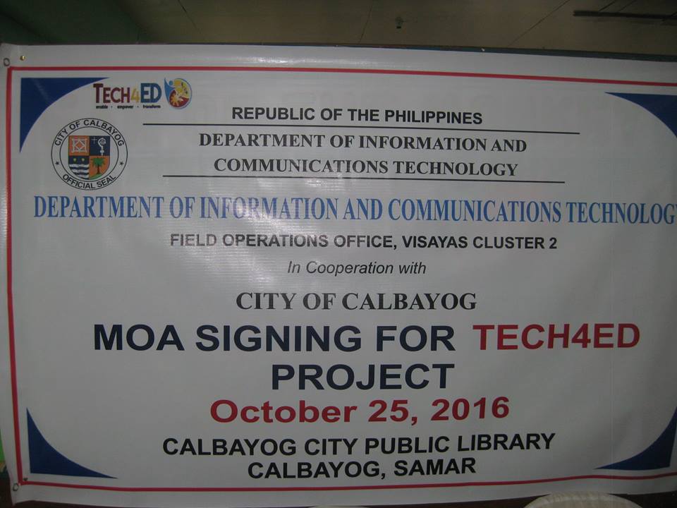 CALBAYOG CITY LIBRARY AS TECH4ED CENTER