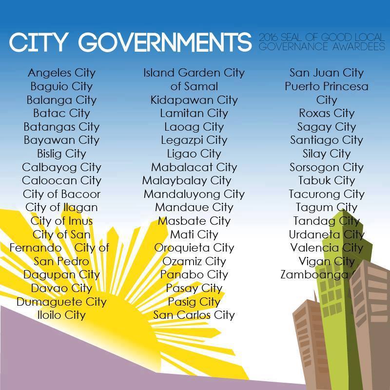 CALBAYOG, ONLY CITY IN EV TO RECEIVE SEAL OF GOOD LOCAL GOVERNANCE