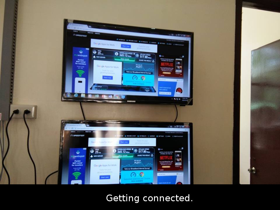 FREE WIFI FOR INSTALLATION AND OPERATION IN CALBAYOG