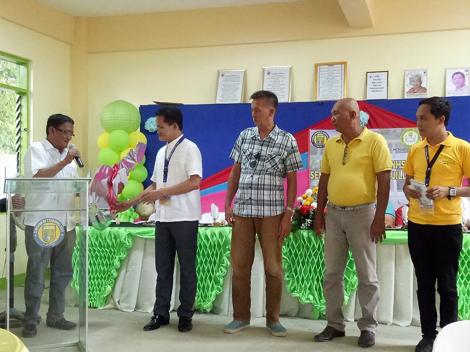 THREE-STOREY SCHOOL BUILDING TURNED OVER TO OQUENDO NATIONAL HIGHSCHOOL