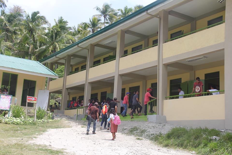 A NEW SCHOOL BUILDING FOR ONE ISLAND BARANGAY IN SAMAR PROVINCE