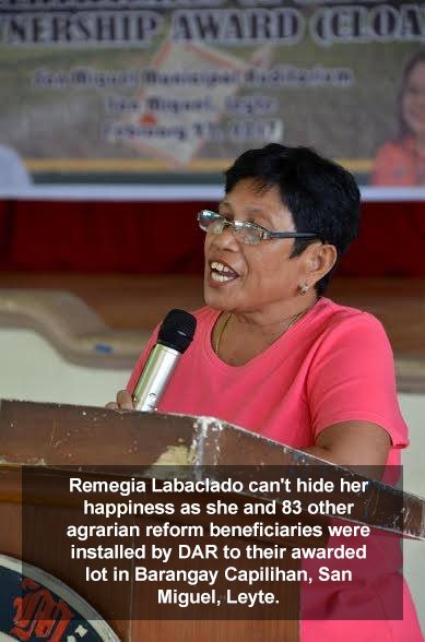 DAR INSTALLS 84 BENEFICIARIES