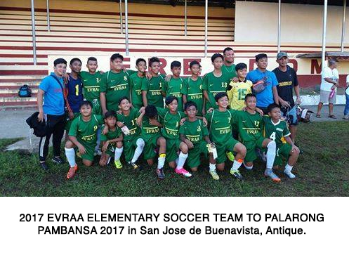 CALBAYOGNONS DOMINATE EVRAA ELEM DIV’N SOCCER TEAM MEMBERSHIP TO PALARO 2017