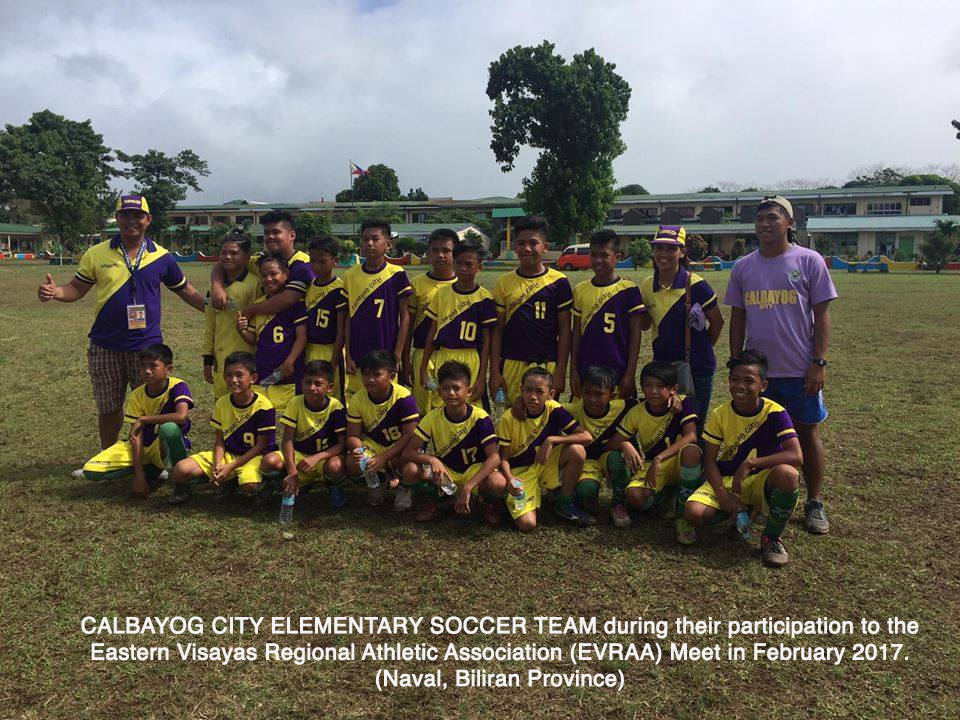CALBAYOGNONS DOMINATE EVRAA ELEM DIV’N SOCCER TEAM MEMBERSHIP TO PALARO 2017
