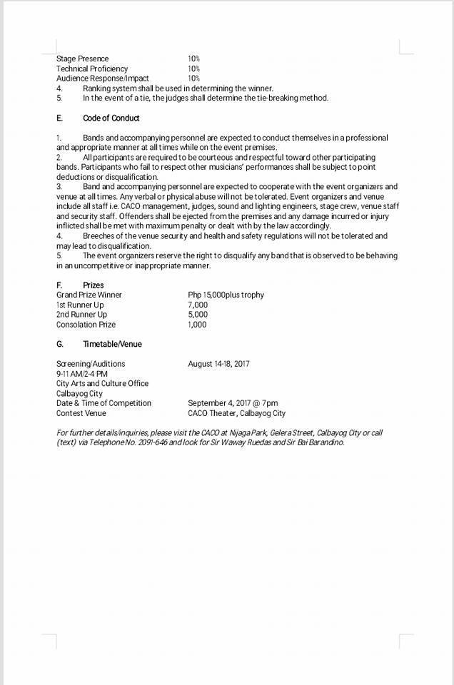 CALBAYOG’S SARAKIKI HADANG FESTIVAL: ON ITS 21ST YEAR  OF CELEBRATING MUSIC AND THE ARTS IN HONOR OF OUR LADY OF NATIVITY