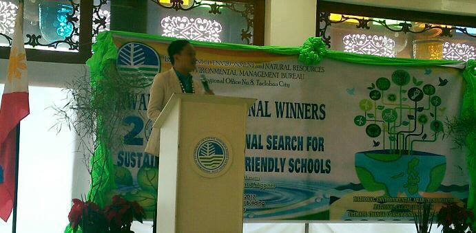 OQUENDO NATIONAL HIGH SCHOOL SOARING WITH ENVIRONMENT-FRIENDLY PROGRAMS REGIONAL CHAMPIONSHIP AWARDS; QUALIFIES TO NATIONAL LEVEL