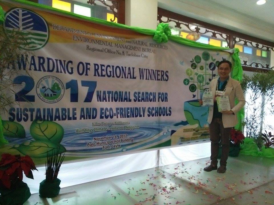OQUENDO NATIONAL HIGH SCHOOL SOARING WITH ENVIRONMENT-FRIENDLY PROGRAMS REGIONAL CHAMPIONSHIP AWARDS; QUALIFIES TO NATIONAL LEVEL