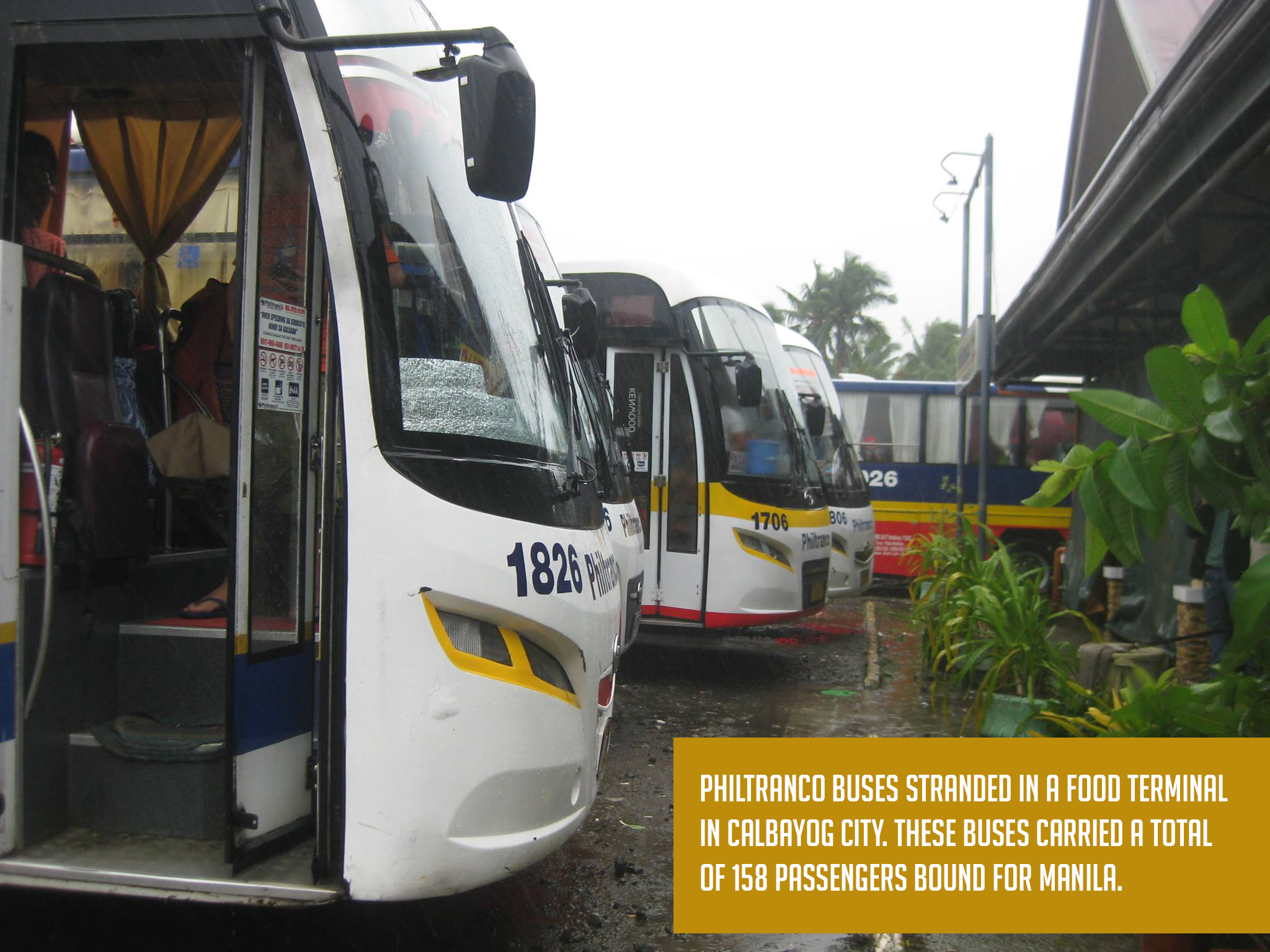 CITY GOVERNMENT HOUSES STRANDED BUS PASSENGERS