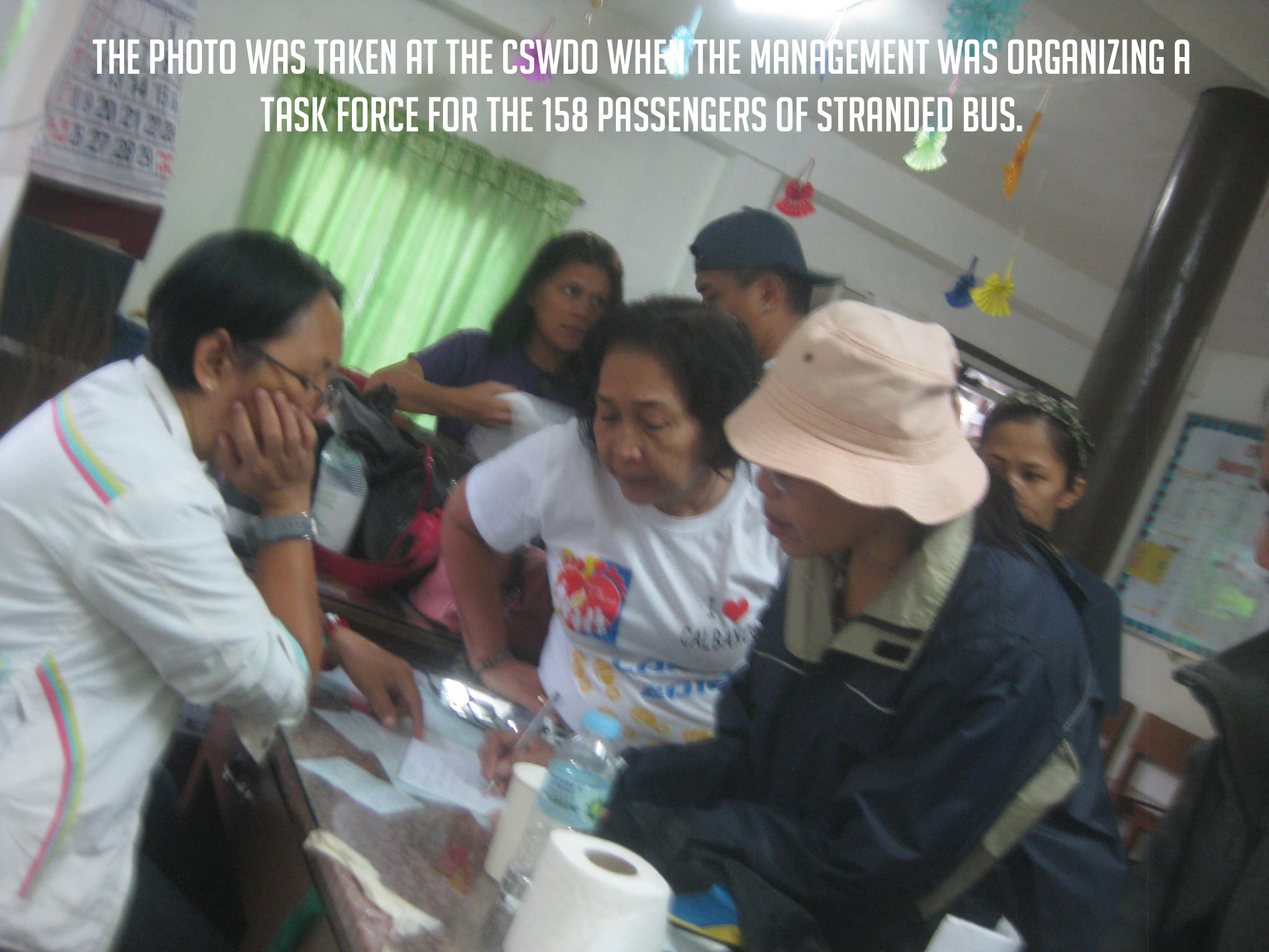 CITY GOVERNMENT HOUSES STRANDED BUS PASSENGERS