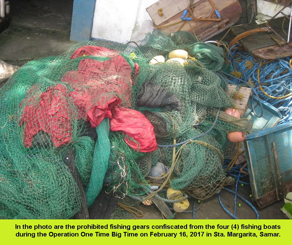 15 ILLEGAL FISHERS JAILED, FACE CHARGES FOR VIOLATION; 4 FISHING BOATS, GEARS, CATCH CONFISCATED