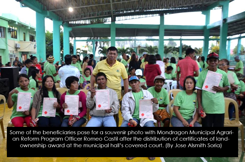 DAR AWARDS CLOAS TO 99 FARMERS IN NORTHERN SAMAR