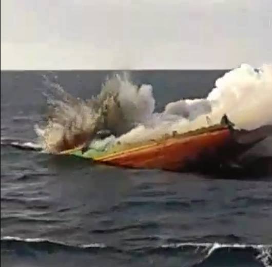 CARGO VESSEL SUBMERGED IN DAWAHON ISLAND BATO LEYTE; 28 rescued, 1missing