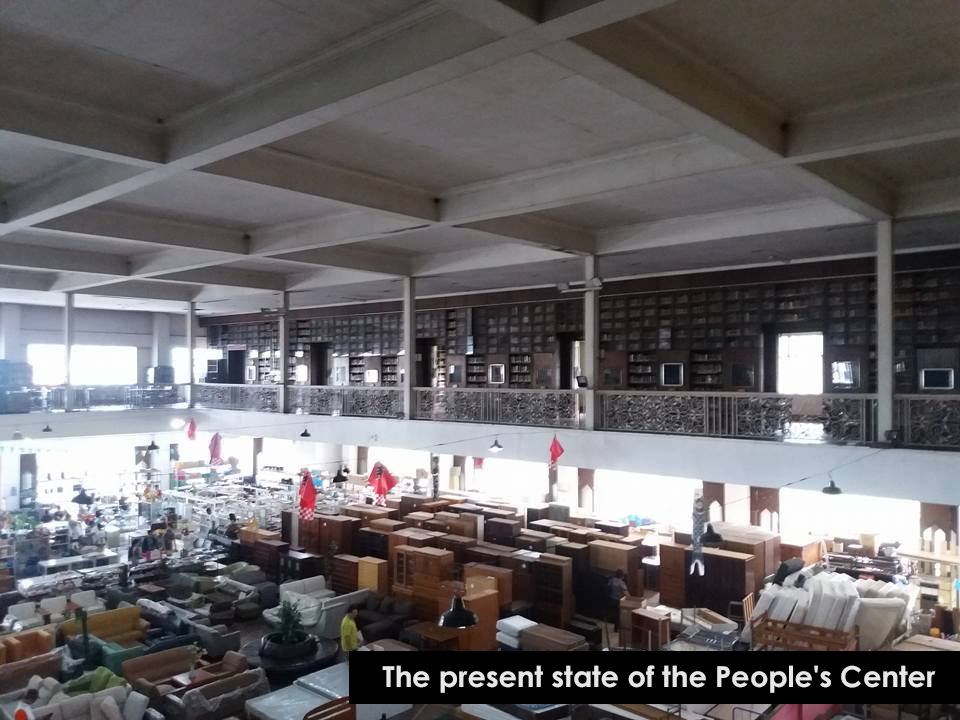 PEOPLE’S CENTER AND LIBRARY IN DETERIORATING STATE