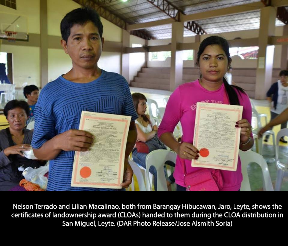 SEPTUAGENARIAN FARMER AMONG RO8 DAR BENEFICIARIES