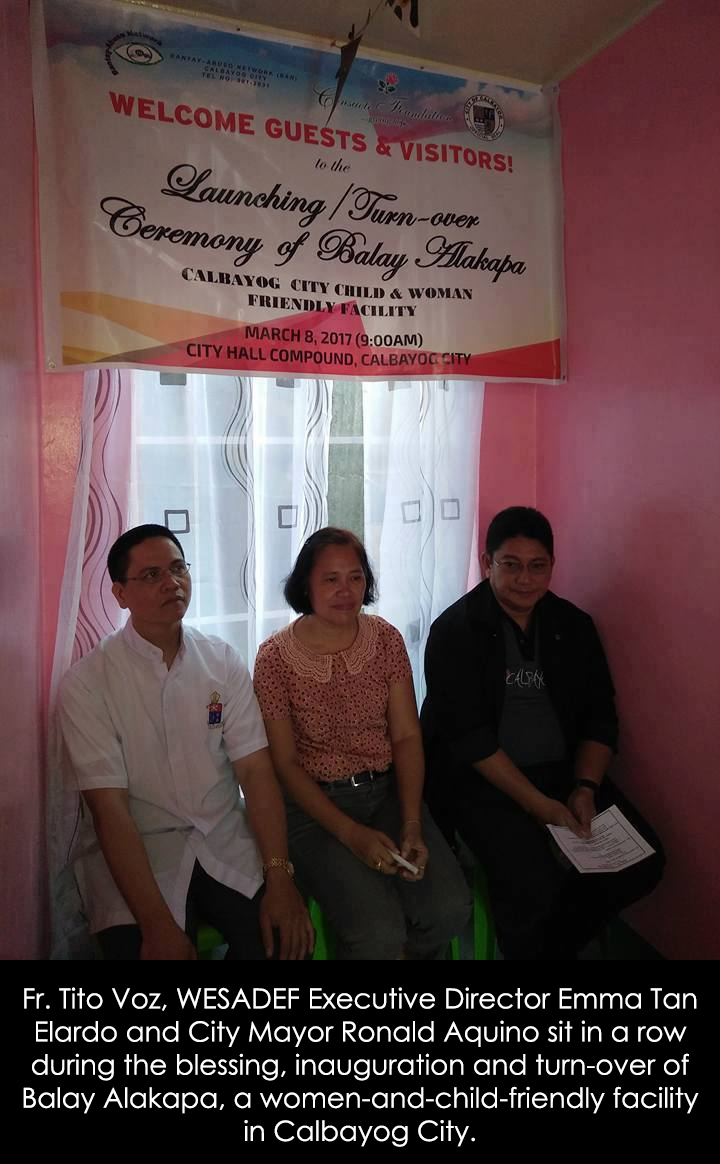 BANTAY ABUSO NETWORK OPERATES CITY’S CHILD-AND-WOMAN-FRIENDLY FACILITY