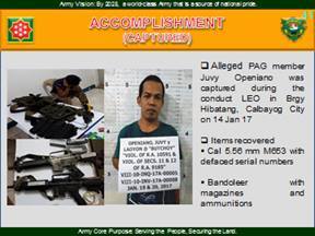 CALBAYOG CITY MULLS REWARD SYSTEM FOR TIPSTERS