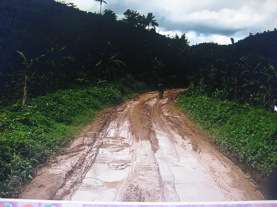ROAD TO COMMUNITY OF YOLANDA SURVIVORS NEEDING GOVERNMENT ATTENTION
