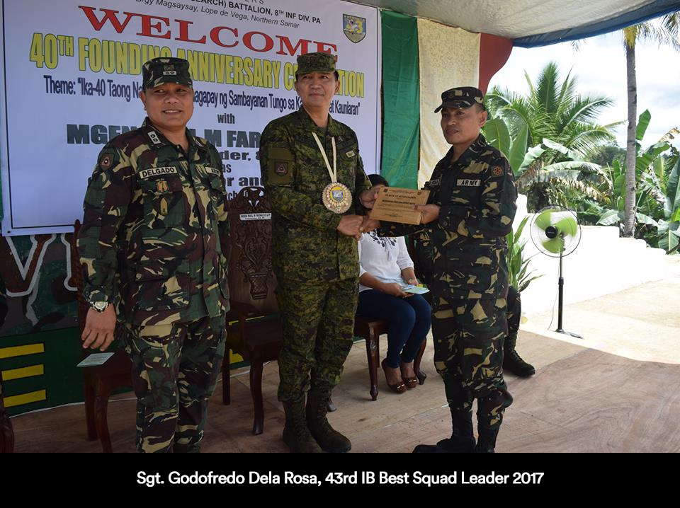 ARMY’S 43RD IB 40TH ANNIV CELEBRATION; 8ID COMMANDER GUEST OF HONOR