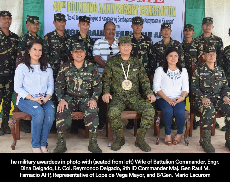 ARMY’S 43RD IB 40TH ANNIV CELEBRATION; 8ID COMMANDER GUEST OF HONOR