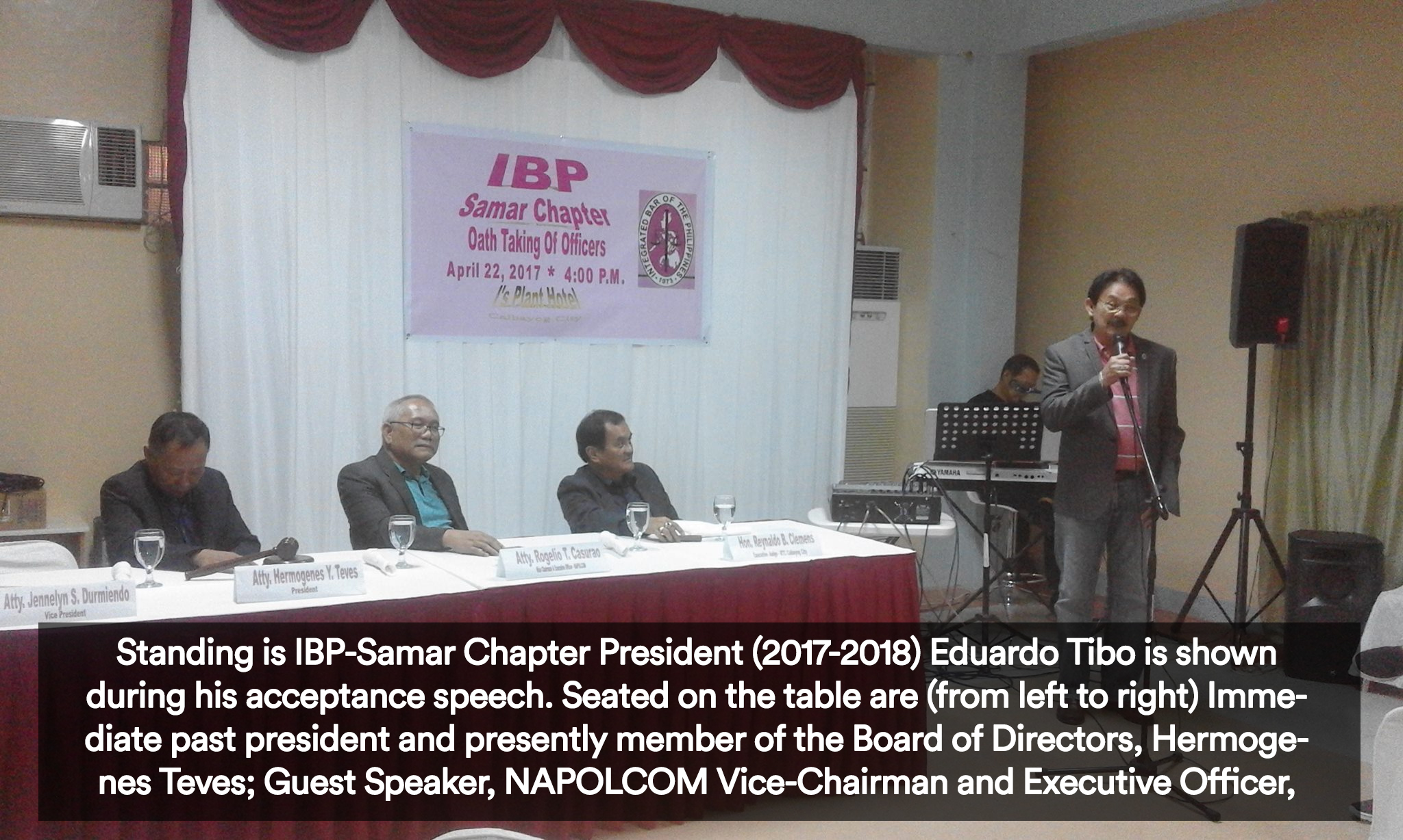 IBP SAMAR CHAPTER: NEW SET OF OFFICERS, NEW CHALLENGES