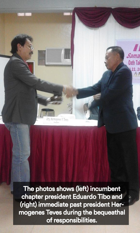 IBP SAMAR CHAPTER: NEW SET OF OFFICERS, NEW CHALLENGES