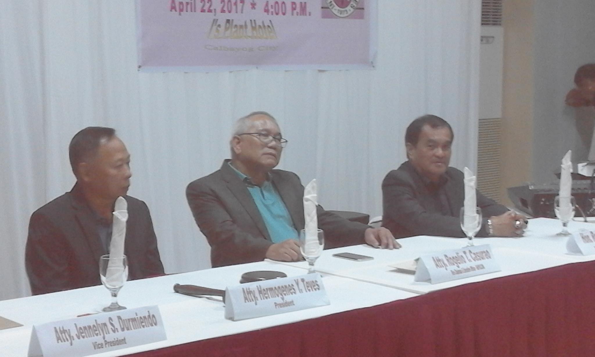 IBP SAMAR CHAPTER: NEW SET OF OFFICERS, NEW CHALLENGES