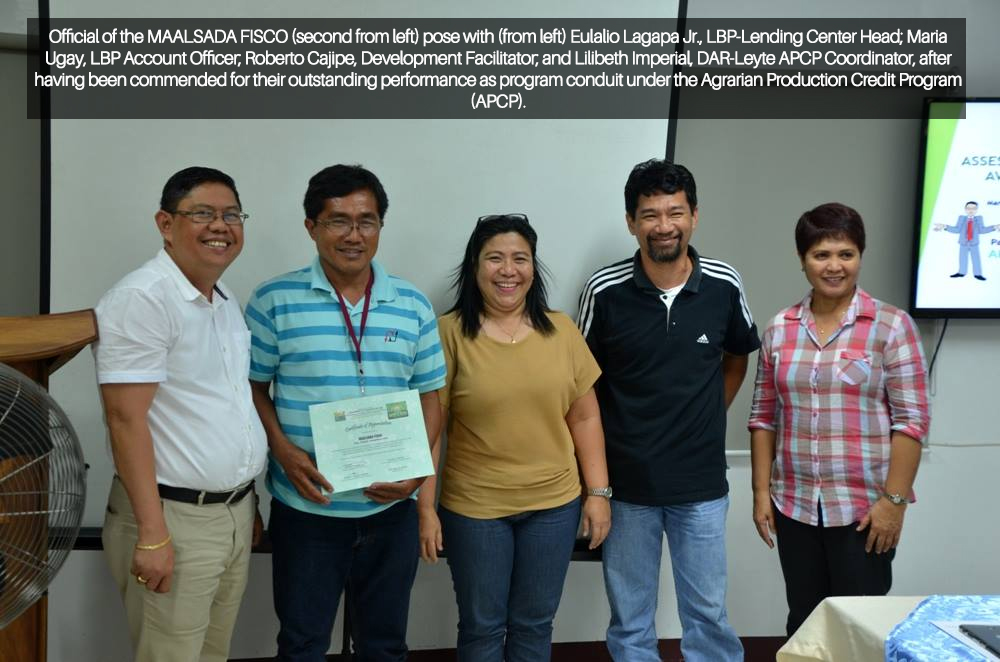 7 LEYTE FARMERS ORGANIZATIONS COMMENDED BY DAR, LBP