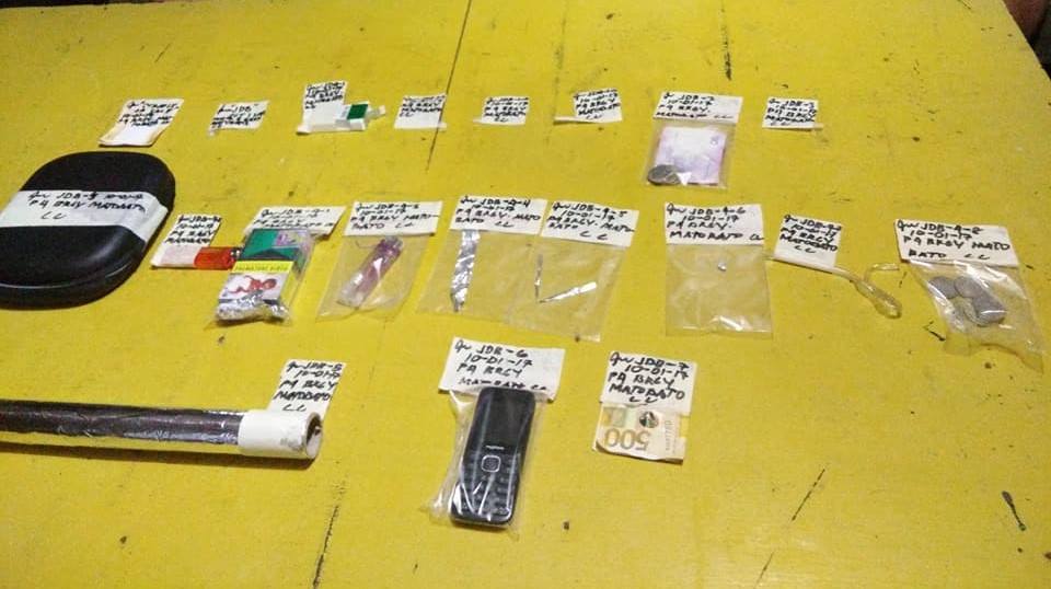 POLICE ANTI-DRUGS OPERATIVES BAG ALLEGED PUSHER
